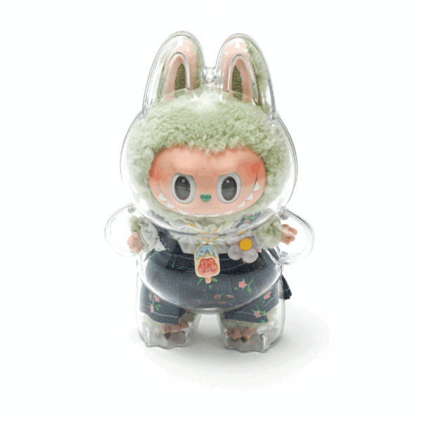 Standing Labubu Version 1, Clear Acrylic Hard Case. (Case Only)