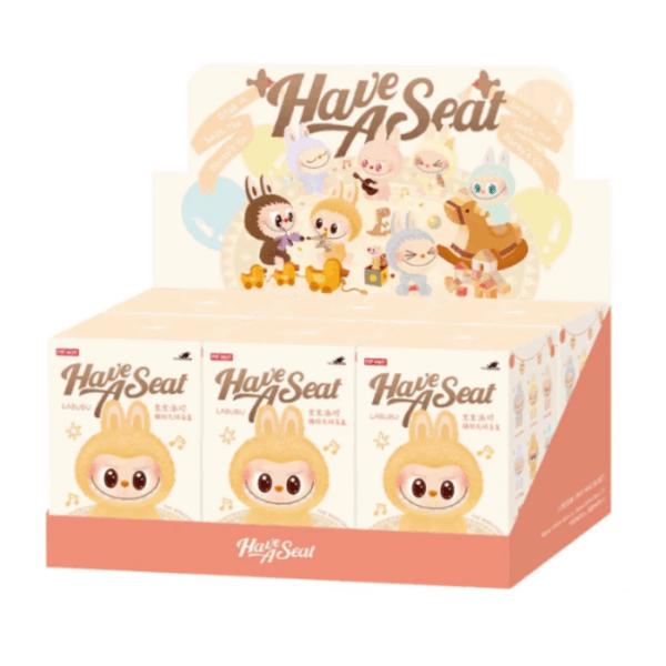 POP MART LABUBU THE MONSTERS - Have A Seat Vinyl Plush Doll V2 (SET)